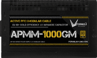 Блок питания Formula V Line APMM-1000GM, 1000W, ATX3.1/PCIe5.1, APFC, 80+ Gold, 12cm Fan, Full Modular - фото 3