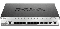D-Link DGS-1210-12TS/ME/B1A Управляемый L2 коммутатор с 10 портами 1000Base-X SFP и 2 портами 10/100/1000Base-T - фото 2