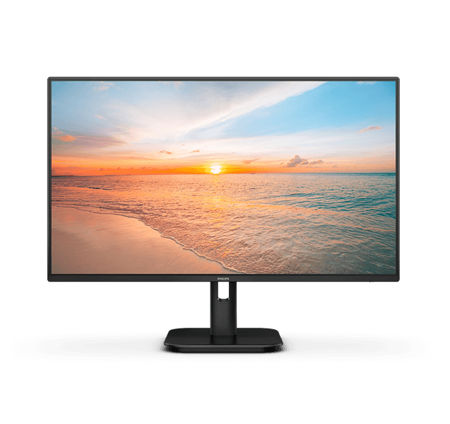 Монитор 23,8" Philips 24E1N1100D 1920x1080, 16:9, IPS, 250 cd/m2, 4 ms, 1300:1, 178/178, VGA, HDMI, DVI, 100Hz, Tilt, Internal, Vesa, Black, 3y