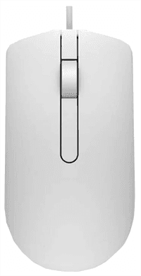 Мышь Dell Mouse MS116 Wired; USB; optical; 1000 dpi; 3 butt; White - фото 3