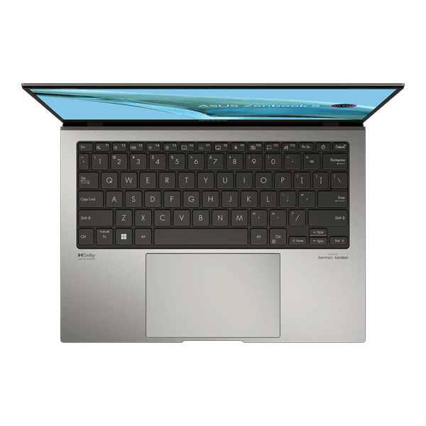 Ноутбук ASUS Zenbook S 13 OLED UX5304MA-NQ138W Core Ultra 7 155U/LPDDR5X 16GB/1TB M.2 SSD/13.3" 3К (2880 x 1800) OLED/WIN11 HOME/Basalt Grey/1,0Kg/RU_EN_Keyboard