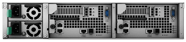 Система хранения данных Synology Rack 2U/12bay DualCont Array (QC2,4GhzCPU/8Gbupto64/2x1GbE+1x10GbERJ45(+1xExpSlot) per contr)NoHDD(upto12 2,5"/3,5"SASupto36with 2xRXD1219SAS),RAIDBasic,JBOD,0,1,5,6,10,F1/2xRPS/norail/1YW'