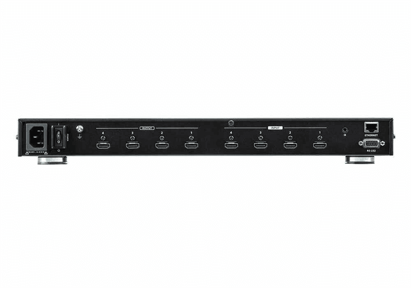Матричный коммутатор Aten ProAV black: 4x4 True 4K HDMI Матричный коммутатор