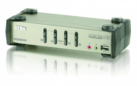 Переключатель электронный ATEN 4-Port PS/2-USB VGA/Audio KVMP™ Switch with OSD (после тестирования) - фото 1