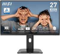 Монитор MSI PRO MP273QP E2 27" 16:9 WQHD(2560x1440) IPS Flat,1ms(MPRT),1300:1,100M:1,400nit,178/178,2xHDMI 2.0,DP 1.2,Speaker,Tilt,Swivel,Height,Pivot,VESA,100Hz,Black,1y (незначительное повреждение коробки) - фото 2
