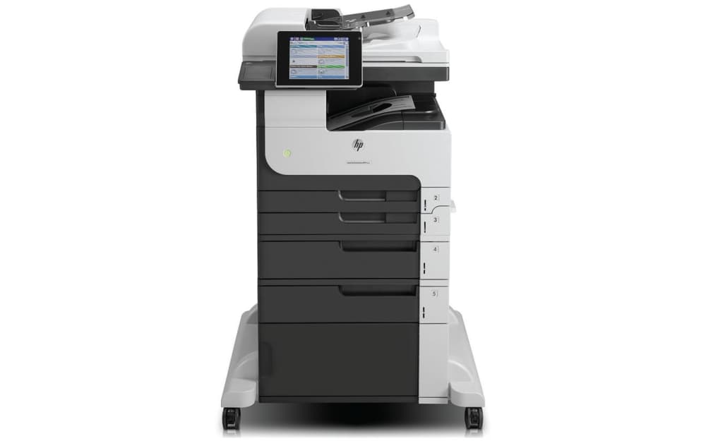 Лазерное многофункциональное устройство HP LaserJet Enterprise 700 MFP M725f (p/c/s/f, A3, 1200dpi, 40ppm, 1024Mb, 320Gb HDD, 5 trays 100+250+250+500+500, Cabinet, ADF100, Duplex, USB/LAN/FIH, Color LCD20i, repl. Q7830A)