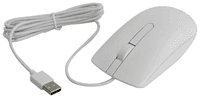 Мышь Dell Mouse MS116 Wired; USB; optical; 1000 dpi; 3 butt; White - фото 2