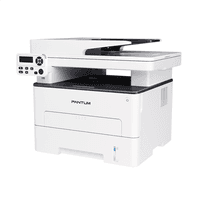 Лазерное многофункциональное устройство Pantum M7100DN, P/C/S, Mono laser, A4, 33 ppm (max 60000 p/mon), 525 MHz, 1200x1200 dpi, 256 MB RAM, PCL/PS, Duplex, ADF50, paper tray 250 pages, USB, LAN, start. c (существенное повреждение коробки) - фото 1
