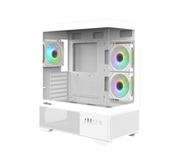 корпус ZALMAN CHRONIX, ATX, WHITE, WINDOW, 1xCombo (3.5’’ or 2.5’’), 1x3.5’’HDD, 2x2.5’’SSD, 1xUSB2.0, 1xUSB3.0, 1xUSB Type-C, SIDE 2x120mm ARGB, REAR 1x120mm ARGB - фото 3