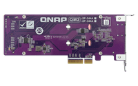 Плата расширения/ QNAP QM2-2P-344A 2 x M.2 22110 or 2280 PCIe (Gen3 x4) NVMe SSD slots, Low-profile flat and Full-height brackets included. - фото 1