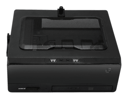 POWERMAN Корпус EQ101BK Slim-Desktop Mini-ITX 200Вт