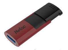 Носитель информации Netac U182 Red 128GB USB3.0 Flash Drive, retractable
