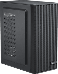 корпус Formula V Line Air Mesh G1 Black, MATX, Type-C*1, USB2.0*2, REAR 1x80mm (незначительное повреждение коробки) - фото 4