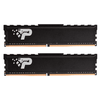Оперативная память Patriot SL Premium DDR4 DIMM 16GB 3200MHz CL22 KIT 2*8GB 22-22-22-52 1.2V with HS - фото 1