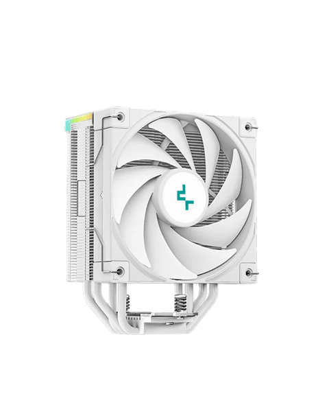 Кулер для процессора DEEPCOOL AK400 DIGITAL WH LGA1700/1200/115X/AM5/AM4 (18шт/кор, TDP 220W, PWM, Fan 120mm, 4 тепл. трубки, ARGB, белый) RET (R-AK400-WHADMN-G)