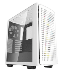 корпус Deepcool CK560 WH без БП, боковое окно (закаленное стекло), 3xARGB LED 120мм вентилятора спереди и 1x140мм вентилятор сзади, белый, ATX (R-CK560-WHAAE4-G-1) - фото 4