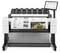 Широкоформатный принтер HP DesignJet T2600dr PS MFP (p/s/c, 36",2400x1200dpi, 3A1ppm, 128GB, HDD500GB, 2rollfeed, autocutteoutput tray,stand, Scanner 36",600dpi, 15,6" touch display, extUSB, GigEth, repl. L2Y26A) - фото 2