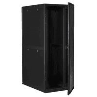 Серверный шкаф SMARTWATT Серверный шкаф Rack S-Series 42U 800x1200мм, двери с перфорацией, боковые панели 4шт и ролики в комплекте, черный - фото 3