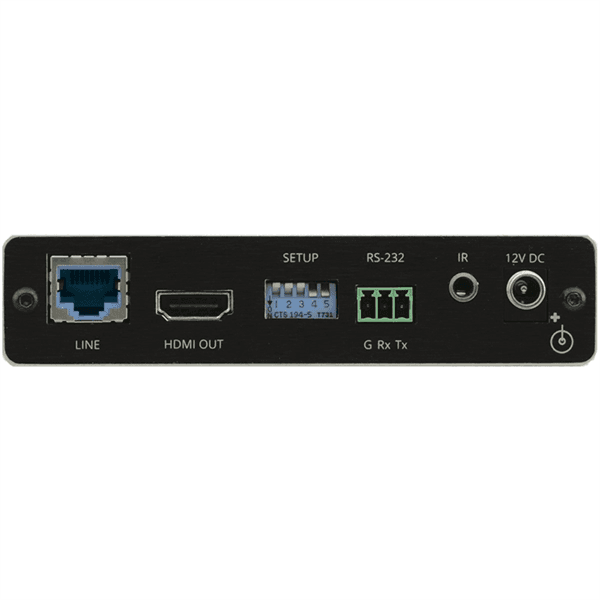  Kramer TP-583Rxr Приёмник HDMI, RS-232 и ИК по витой паре HDBaseT с увеличенным расстоянием передачи; до 200 м, поддержка 4К60 4:4:4