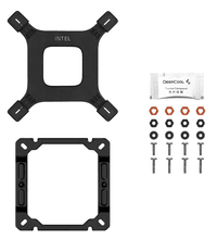 Кулер для процессора DEEPCOOL AG500 DIGITAL BK LGA1700/1200/115X/AM5/AM4 (12шт/кор, TDP 240W, PWM, Fan 120mm, 5 тепл. трубок) RET (R-AG500-BKNDMN-G-2) - фото 8