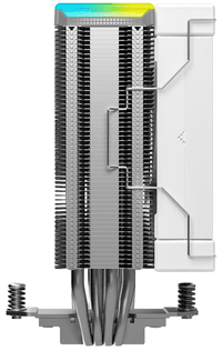 Кулер для процессора DEEPCOOL AK400 DIGITAL SE WH LGA1700/1200/115X/AM5/AM4 (18шт/кор, TDP 220W, PWM, Fan 120mm, 4 тепл. трубки, ARGB, белый) RET (R-AK400-WHADMN-GJD) - фото 4
