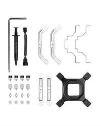 Вентилятор Deepcool AK500 (Height 158mm, 6mm x 5pcs, Fan 120mm, 500;1850RPM ±10%, < 25.9 dB(A), 4-pin PWM, TDP 240W, Al+Cu, Screw, Socket AMD AM5/AM4, Intel LGA2066/2011-v3/2011/LGA1700/1200/115x) - фото 1