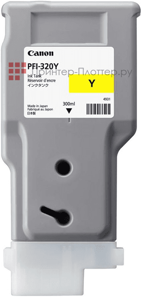 Картридж Canon PFI-320 Yellow (300 ml for ТМ-series)