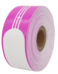Браслеты на руку в рулоне Ninestar (G&G) wristband, 35 mm/260 mm, core 24 mm, 100 per roll, clips included - PINK - фото 3