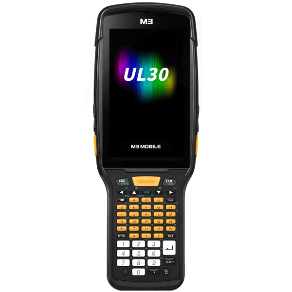 Терминал сбора данных M3 Mobile UL30F Android 14.0 GMS, HD, 802.11 a/b/g/n/ac/ax, SE4770, Rear Camera, BT5.3, NFC(HF), 8G/12G, 53K, 6700mAh Bat for low temperature & Bullet Proof Film, Hand Strap. Req CRD&PWR