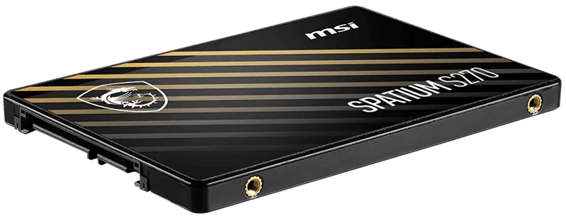 Твердотельный накопитель MSI SSD SPATIUM S270 480GB SATA III 2.5" R500/W450MB/s 3D NAND TLC MTBF 2M 55000/80000 IOPS 250TBW