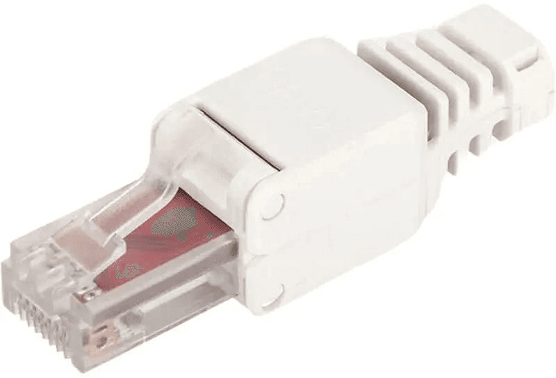 Коннектор Lanmaster LAN-TMP-S6A полевой RJ45 кат.6A STP бел. (упак.:1шт)