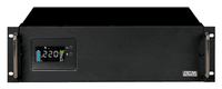 Источник бесперебойного питания Powercom King Pro RM KIN-2200AP, LCD, 2200VA/1760W, Rack mount 3U, 8*IEC320-C13 (8 batt), SNMP Slot, black (1152608) (существенное повреждение коробки) - фото 2
