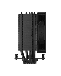 Кулер для процессора DEEPCOOL AG500 BK ARGB LGA1700/1200/115X/AM5/AM4 (12шт/кор, TDP 240W, PWM, ARGB Fan 120mm, 5 тепл. трубок) RET (R-AG500-BKANMN-G-1) - фото 1