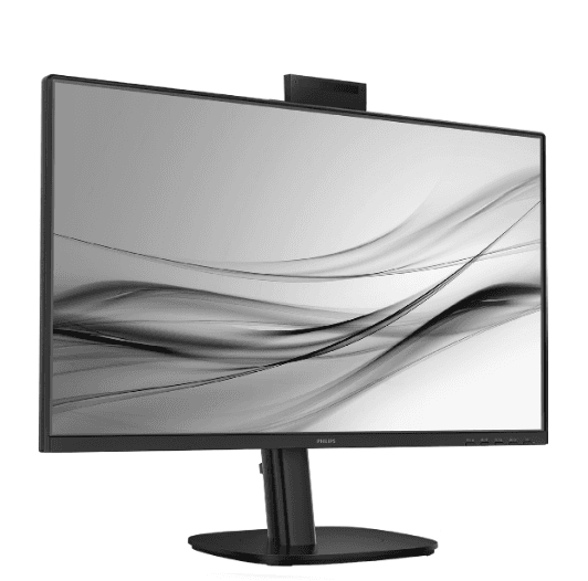Монитор 27" Philips 27B2N3500JH 2560x1440, WLED, 16:9, IPS, 350cd, 4ms, 1300:1, 50M:1, 178/178, 2*HDMI, DP, USB Hub: 4*USB3.2, Speakers, Camera 120Hz, Tilt, HAS, Swivel, Pivot, Internal, VESA, Black, 3y