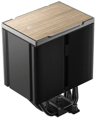 Кулер для процессора DEEPCOOL AK500 G2 LGA1851/1700/1200/115X/AM5/AM4 (9шт/кор, TDP 240W, PWM, Fan 120мм, 5 тепл. трубок, Copper Base, Wood-grain top cover, черный) RET (R-AK500G2-BKNNMN-GJD) - фото 3