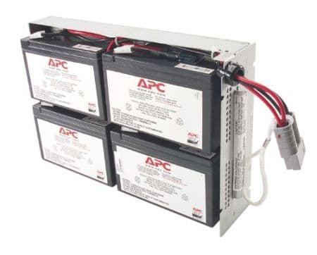 Комплект сменных батарей для Источника Бесперебойного Питания  APC Battery replacement kit for SUA1500RMI2U, SU1400RM2U, SU1400RMI2U, SU1400R2IBX120 (сборка из 4 батарей в металлическом поддоне)