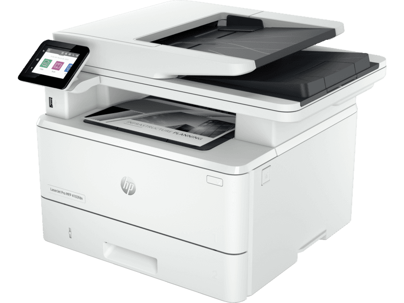 Лазерное многофункциональное устройство HP LaserJet Pro MFP 4103fdn (p/c/s/f , A4, 40 ppm, 512Mb, Duplex, 2 trays 100+250,DADF 50, USB 2.0/GigEth ,W1510A in box, repl.W1A29A) (вмятин на корпусе.)