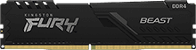 Оперативная память Kingston 8GB 3200MT/s DDR4 CL16 DIMM FURY Beast Black