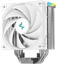 Кулер для процессора DEEPCOOL AK400 DIGITAL SE WH LGA1700/1200/115X/AM5/AM4 (18шт/кор, TDP 220W, PWM, Fan 120mm, 4 тепл. трубки, ARGB, белый) RET (R-AK400-WHADMN-GJD) - фото 7