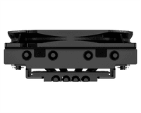 Кулер для процессора ID-COOLING IS-37-XT BLACK LGA1700/1200/115X/AM5/AM4 низкопрофильный высота 37mm (24шт/кор, TDP 95W, PWM, 3 тепл.трубки прямого контакта, FAN 92mm, черный) BOX - фото 3