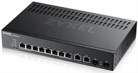 Коммутатор/ ZYXEL NebulaFlex Pro GS2220-10 Hybrid L2 Switch, rack 19 ", 8xGE, 2xCombo (SFP / RJ-45), silent, standalone / cloud management - фото 4