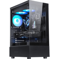 корпус Formula V Line Crystal Z1 Black, ATX, Left & Front side Tempered Glass, USB3.0*1, USB2.0*2 - фото 6