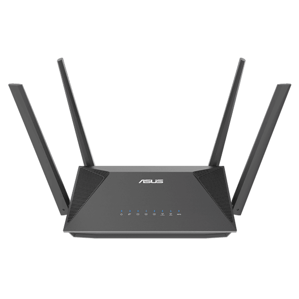 ASUS RT-AX52 (90IG08T0-MO3H00) Двухдиапазонный маршрутизатор AX1800, 2.4/5 ГГц, 1775 Мбит/с, LAN 3х1 Гбит/с, IPv6