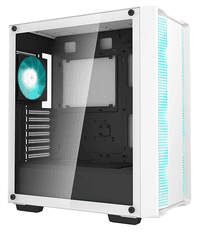 корпус Deepcool CC560 WH V2 без БП, боковое окно (закаленное стекло), 3x120мм LED вентилятор спереди и 1x120мм LED вентилятор сзади, белый, ATX (R-CC560-WHGAA4-G-2) - фото 6