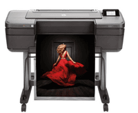 Широкоформатный принтер HP DesignJet Z9+ PS (24",9 colors, pigment ink, 2400x1200dpi,128 Gb(virtual),500 Gb HDD, GigEth/host USB type-A,stand,single sheet and roll feed,autocuttePS) - фото 2