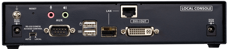 Удлинитель ATEN DVI-I Single Display KVM over IP Transmitter