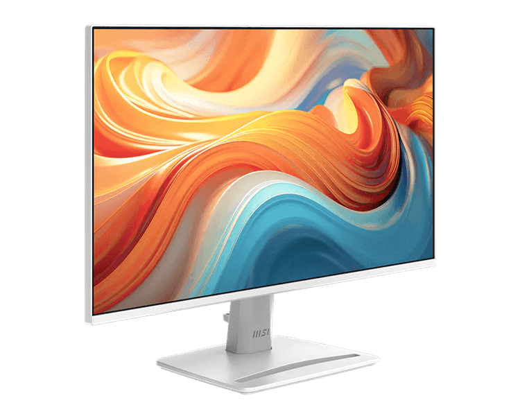 Монитор MSI PRO MP243W E14 23.8" 16:9 FHD(1920x1080) IPS Flat,4ms(GTG),1500:1,100M:1,300nit,178/178,HDMI, DP, Speaker,Tilt,VESA,144Hz,White,1y war-ty