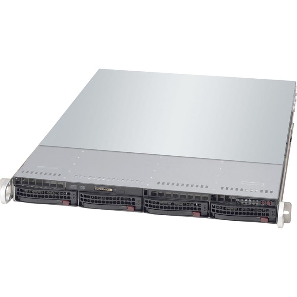 Корпус SuperMicro CSE-815TQ-R700WB Black 1U SC815 WIO W/Redundant 700W