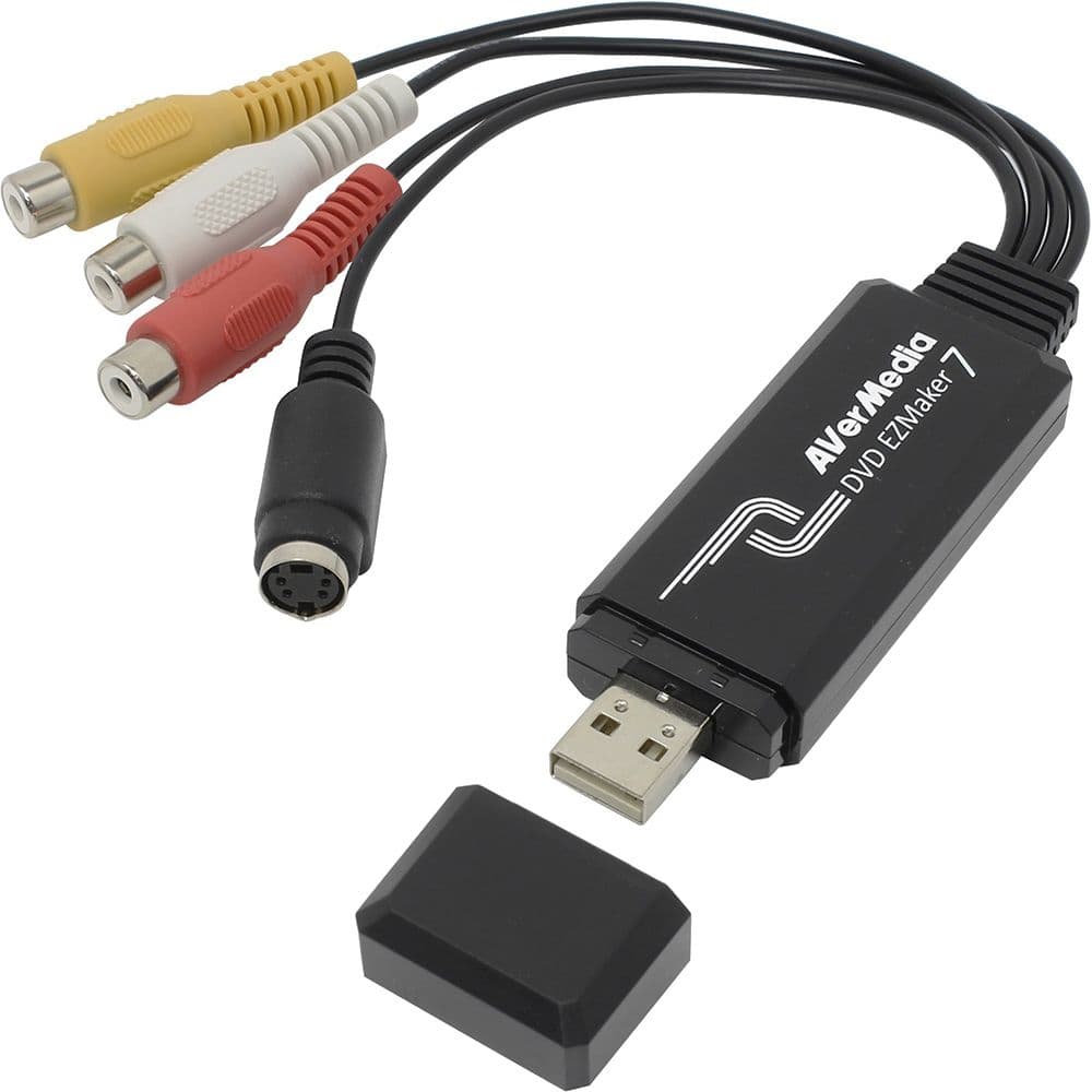 Устройство видеозахвата внешнее AVER Media DVD EZMaker 7, USB2.0 карта видеозахвата, (C039), RTL