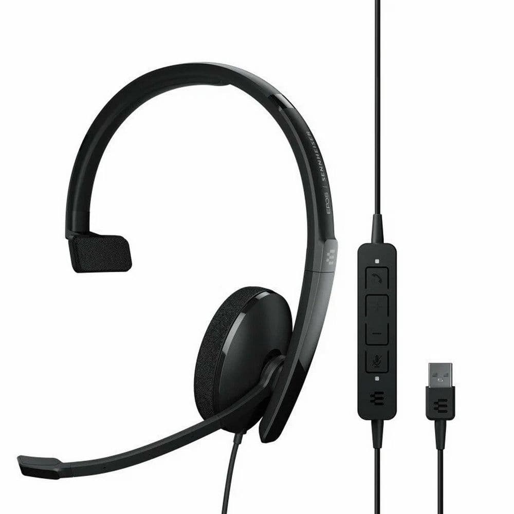 Накладная односторонняя USB-гарнитура EPOS/Sennheiser ADAPT 130 USB, Single-sided HS, USB (Ex 508314)